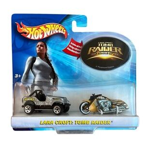Hot Wheels Lara Croft Tomb Raider The Cradle of Life Vintage 2003 2-pack